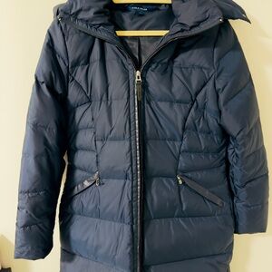 Cole Haan Women’s Dark Blue Puffer Coat